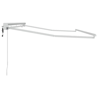 Aurinkovarjon runko Valkoinen 4 x 2 m