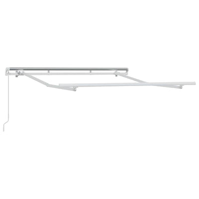 Aurinkovarjon runko Valkoinen 2.5 x 2 m Metalli