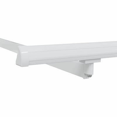 Aurinkovarjon runko Valkoinen 3 x 2 m Metalli