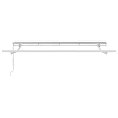 Aurinkovarjon runko Valkoinen 3 x 2 m Metalli
