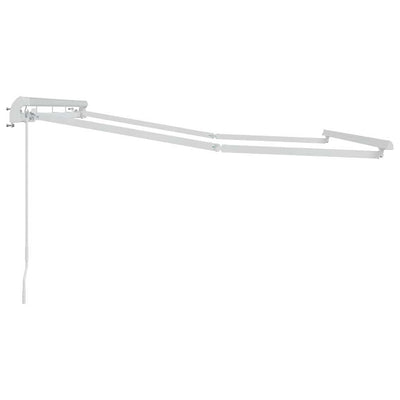Aurinkovarjon runko Valkoinen 3 x 2 m Metalli
