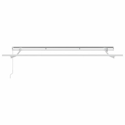 Aurinkovarjon runko Valkoinen 3.5 x 2 m Metalli