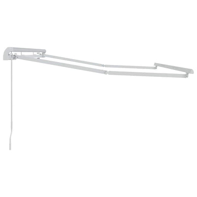 Aurinkovarjon runko Valkoinen 3.5 x 2 m Metalli