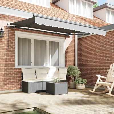 Aurinkovarjon runko Antrasiitti 3.5 x 2 m Metalli