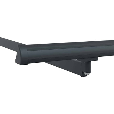 Aurinkovarjon runko Antrasiitti 4 x 2 m Metalli