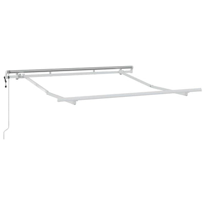 Aurinkovarjon runko Valkoinen 2.5 x 2 m Metalli