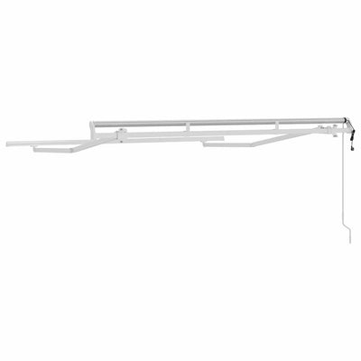 Aurinkovarjon runko Valkoinen 2.5 x 2 m Metalli