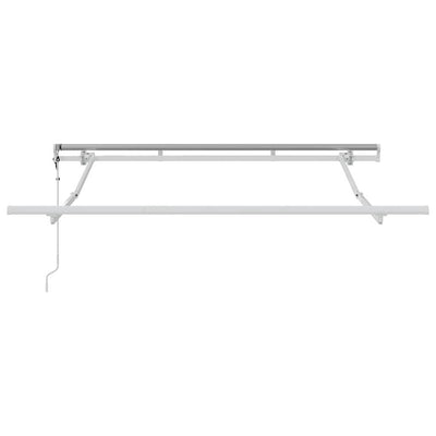 Aurinkovarjon runko Valkoinen 2.5 x 2 m Metalli