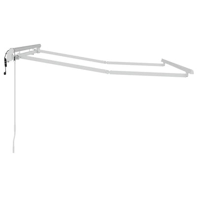 Aurinkovarjon runko Valkoinen 2.5 x 2 m Metalli