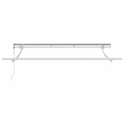 Aurinkovarjon runko Valkoinen 3 x 2 m Metalli