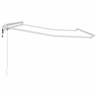 Aurinkovarjon runko Valkoinen 3.5 x 2 m Metalli