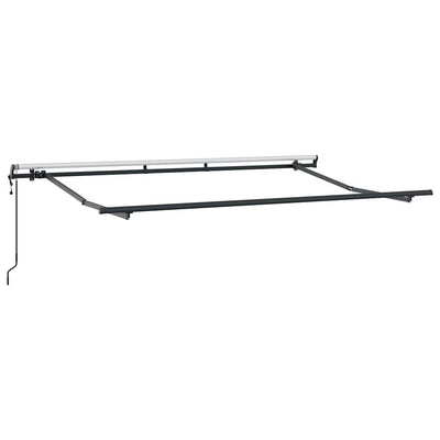Aurinkovarjon runko Antrasiitti 3.5 x 2 m Metalli