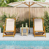 Ruskea rantatuoli Gracelyn 61,5x123x82cm (2 pcs akaasiapuu)