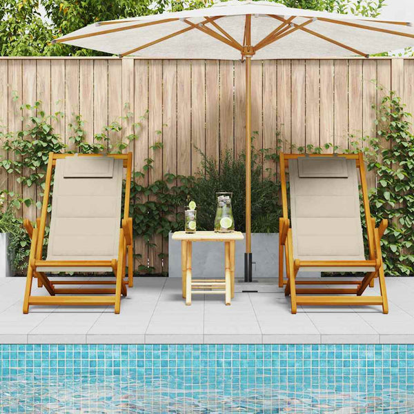 Ruskea rantatuoli Letai 61,5x123x82cm (2 pcs akaasiapuu)