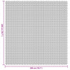 Telttamatto Antrasiitti 200 x 200 cm Polyesteri