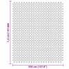 Telttamatto Antrasiitti 400 × 350 cm Polyesteri