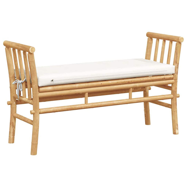 Puutarhapenkki 2 -Seater 110 x 38 x 65 cm Bambu Ruskea