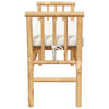 Puutarhapenkki 2 -Seater 110 x 38 x 65 cm Bambu Ruskea