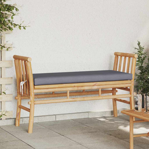 Puutarhapenkki 2 -Seater 110 x 38 x 65 cm Bambu Ruskea