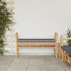 Puutarhapenkki 2 -Seater 110 x 38 x 65 cm Bambu Ruskea