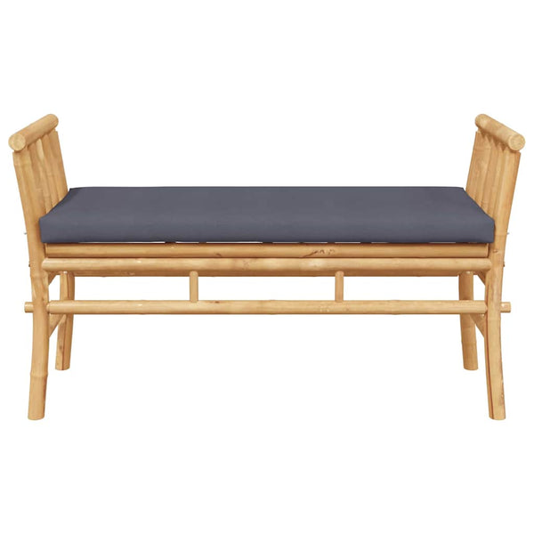 Puutarhapenkki 2 -Seater 110 x 38 x 65 cm Bambu Ruskea