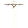 Puutarhavarjo Kermanvalkoinen 150 x 150 x 210 cm Bambu