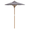 Puutarhavarjo Tummanharmaa 150 x 150 x 210 cm Bambu