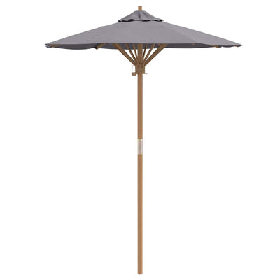 Puutarhavarjo Tummanharmaa 150 x 150 x 210 cm Bambu