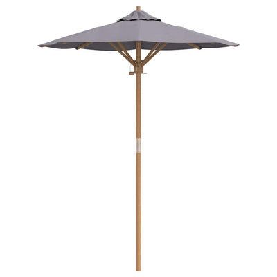 Puutarhavarjo Tummanharmaa 150 x 150 x 210 cm Bambu