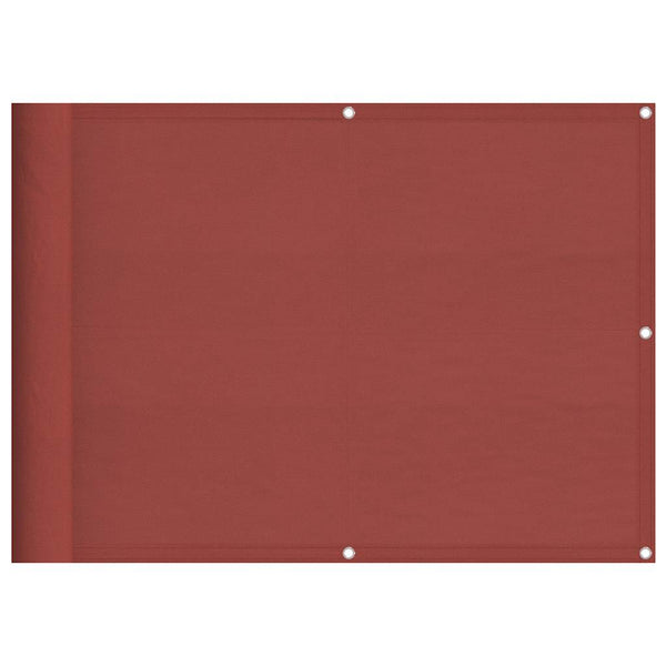 Parvekkeen sermi terrakotta 75x1000 cm 100 % polyesteri Oxford