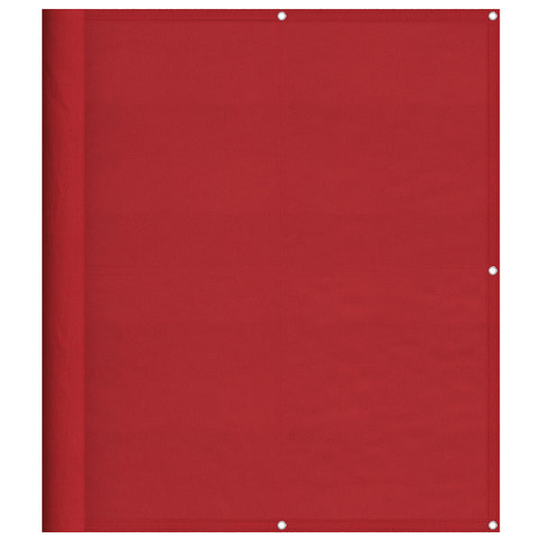 Parvekkeen sermi punainen 120x700 cm 100 % polyesteri Oxford
