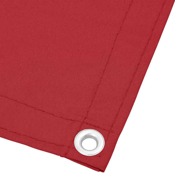 Parvekkeen sermi punainen 120x700 cm 100 % polyesteri Oxford