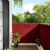 Parvekkeen sermi punainen 120x700 cm 100 % polyesteri Oxford