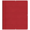 Parvekkeen sermi punainen 120x1000 cm 100 % polyesteri Oxford