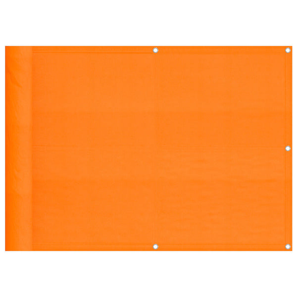 Parvekkeen sermi oranssi 75x700 cm 100 % polyesteri Oxford