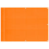 Parvekkeen sermi oranssi 75x800 cm 100% polyesteri Oxford