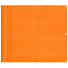 Parvekkeen sermi oranssi 90x800 cm 100% polyesteri Oxford