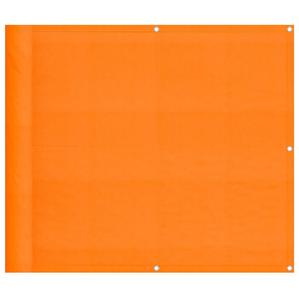 Parvekkeen sermi oranssi 90x800 cm 100% polyesteri Oxford