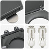 WC-istuin Antrasiitti 47 x 37 x 4 cm Duroplast
