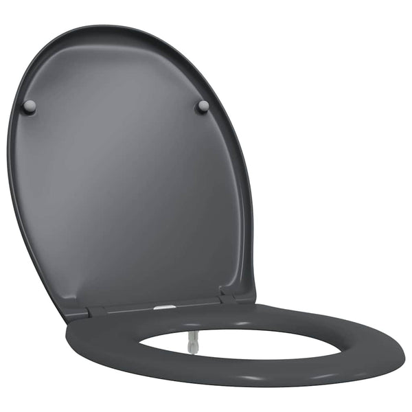 WC-istuin Antrasiitti 47 x 37 x 4 cm Duroplast