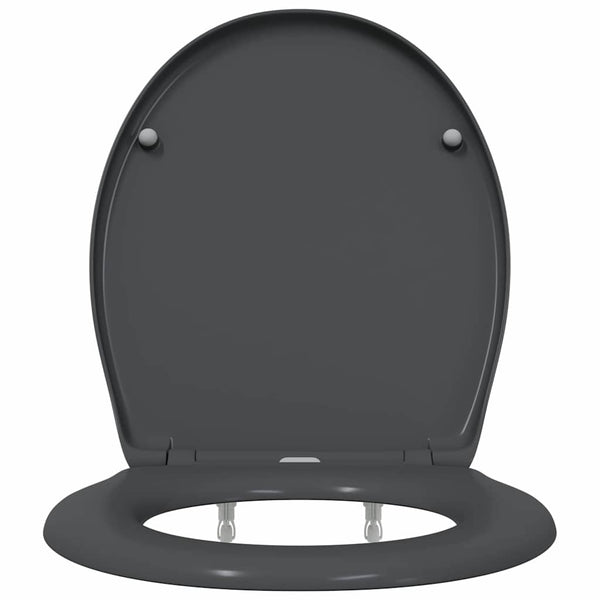 WC-istuin Antrasiitti 47 x 37 x 4 cm Duroplast