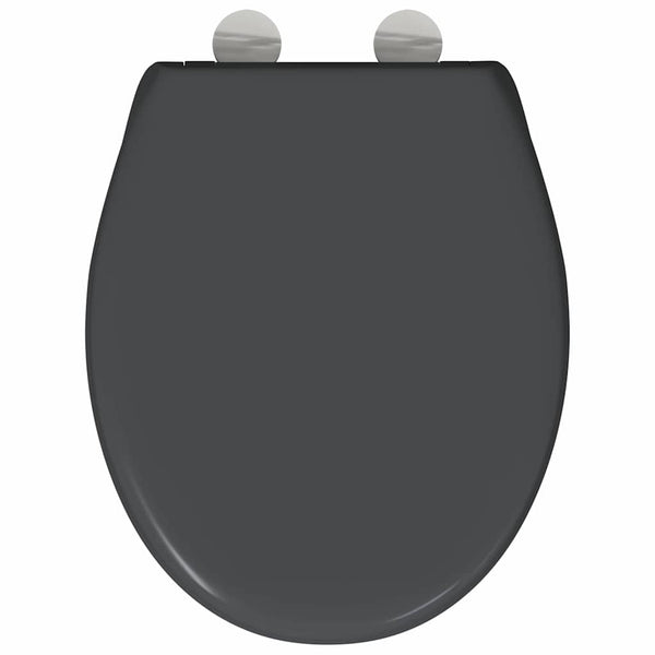 WC-istuin Antrasiitti 47 x 37 x 4 cm Duroplast