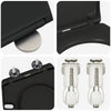 WC-istuin Musta 47 x 37 x 4 cm Duroplast