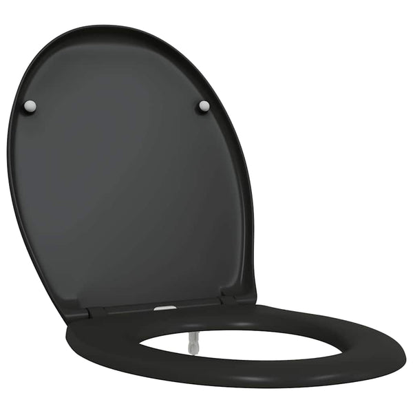 WC-istuin Musta 47 x 37 x 4 cm Duroplast