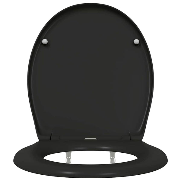 WC-istuin Musta 47 x 37 x 4 cm Duroplast