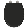 WC-istuin Musta 47 x 37 x 4 cm Duroplast