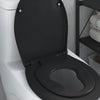 WC-istuin Musta 47 x 37 x 4 cm Duroplast