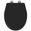 WC-istuin Musta 47 x 37 x 4 cm Duroplast