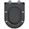 WC-istuin Antrasiitti 49 x 36 x 4 cm Duroplast