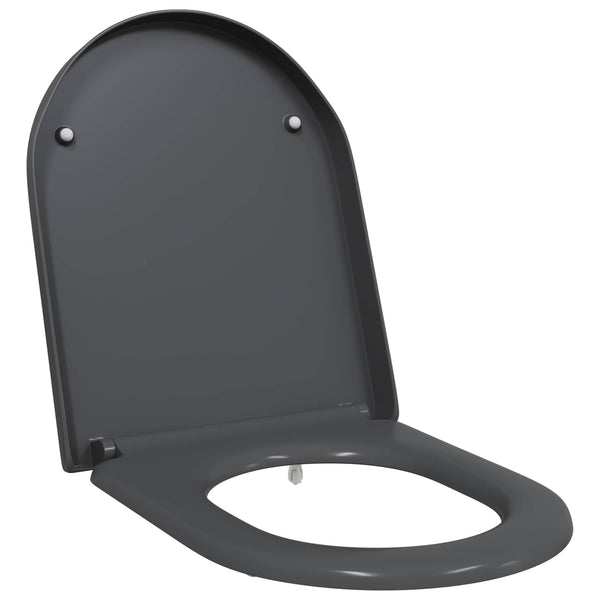 WC-istuin Antrasiitti 49 x 36 x 4 cm Duroplast
